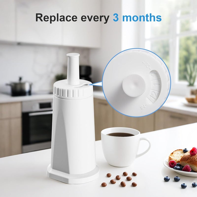 Mutital Water Filter for Breville Barista Touch Espresso Machine BES880, Barista Pro BES878, Oracle Touch BES990, Oracle BES980 & Dual Boiler BES920 Bambino ClaroSwiss Sage, BES008WHT0NUC1 (6 Pcs) - Image 5